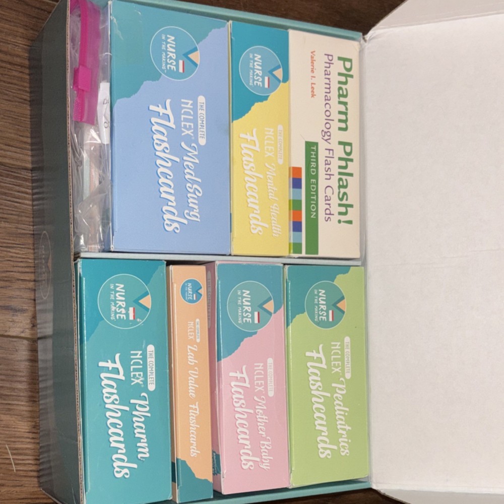 The Complete Nursing School Flashcard Pack Set Exam Prep