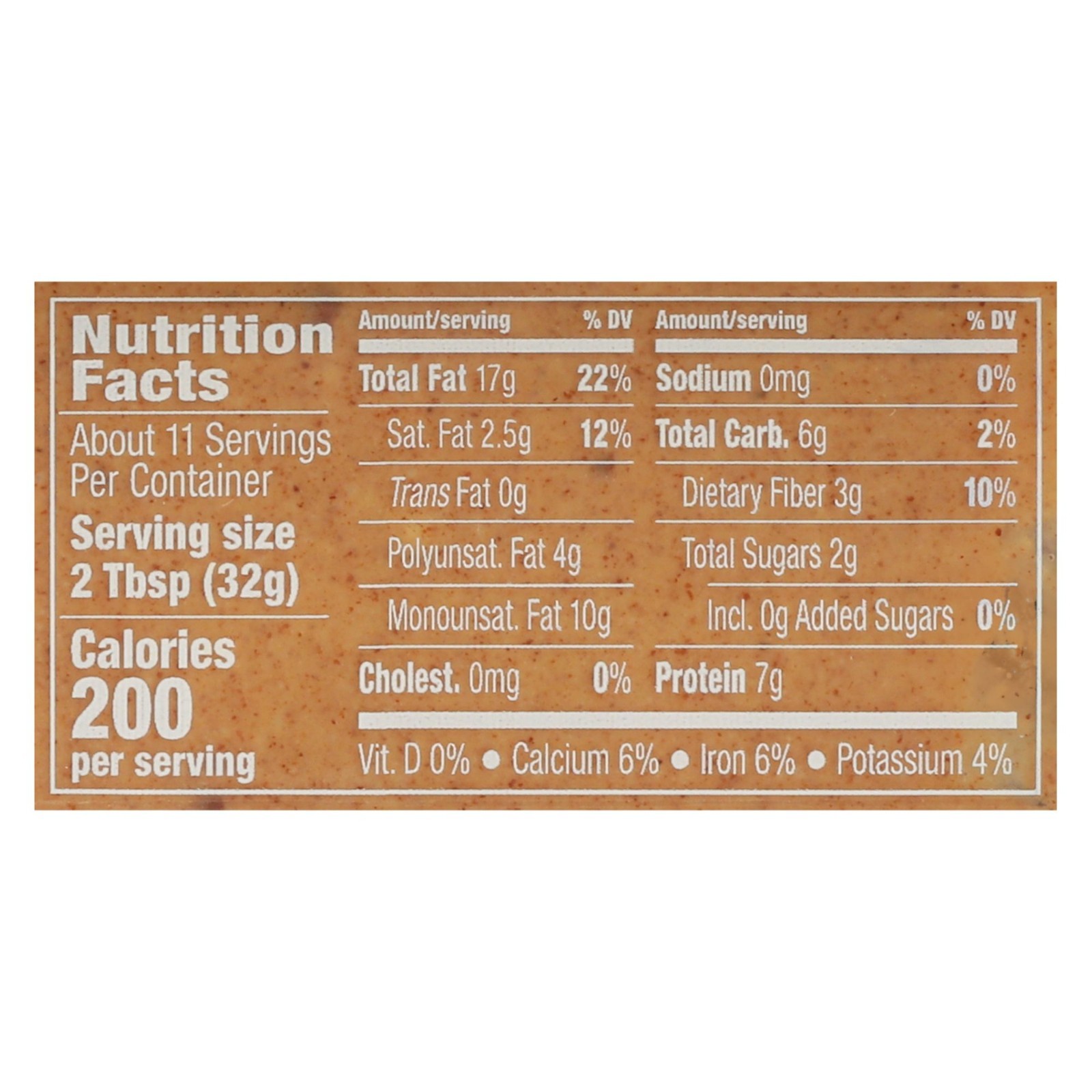 MaraNatha Natural No Sugar No Salt Crunchy Almond Butter, 12 oz