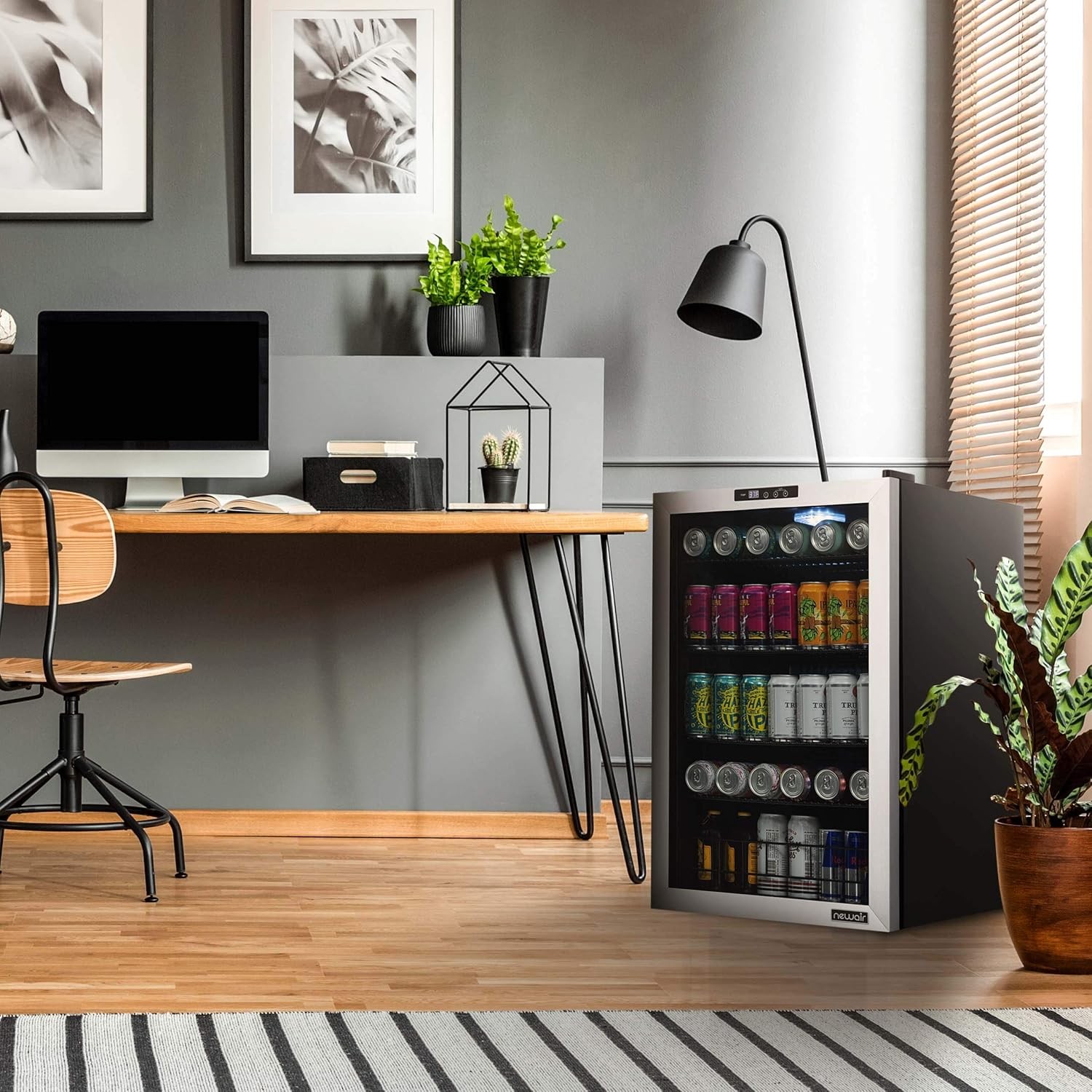 Newair NBC160SS00-RB Freestanding Beverage Fridge - Certified Refurbished