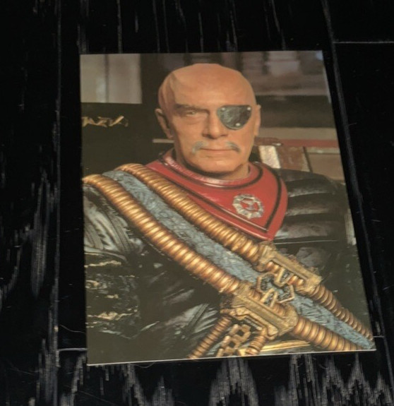 CHRISTOPHER PLUMMER  GENERAL CHANG STAR TREK 4x6 postcard