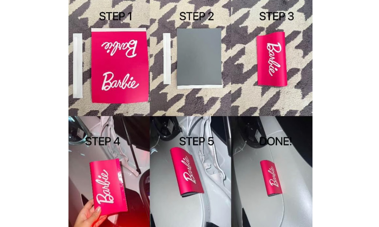 TAG YOUR CAR- Tag - Funny Car Stickers - Decal - Barbie