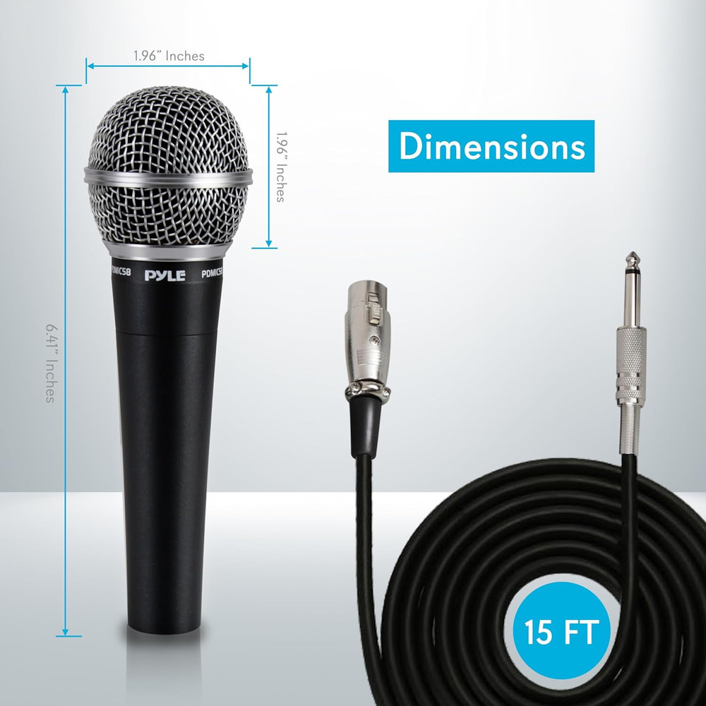 Wireless XLR Adapter System for Dynamic Microphones with Handheld Dynamic Moving