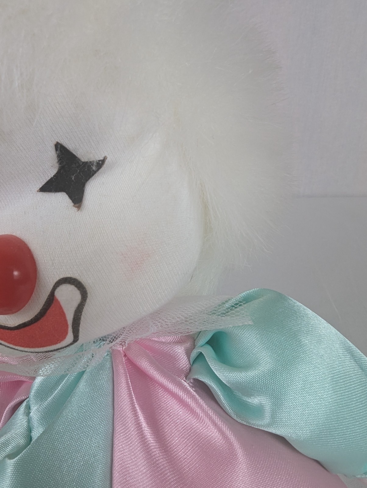 Vtg 80s Clown Wind Up Musical Doll Moveable Head Collectible Circus Poter WORKS