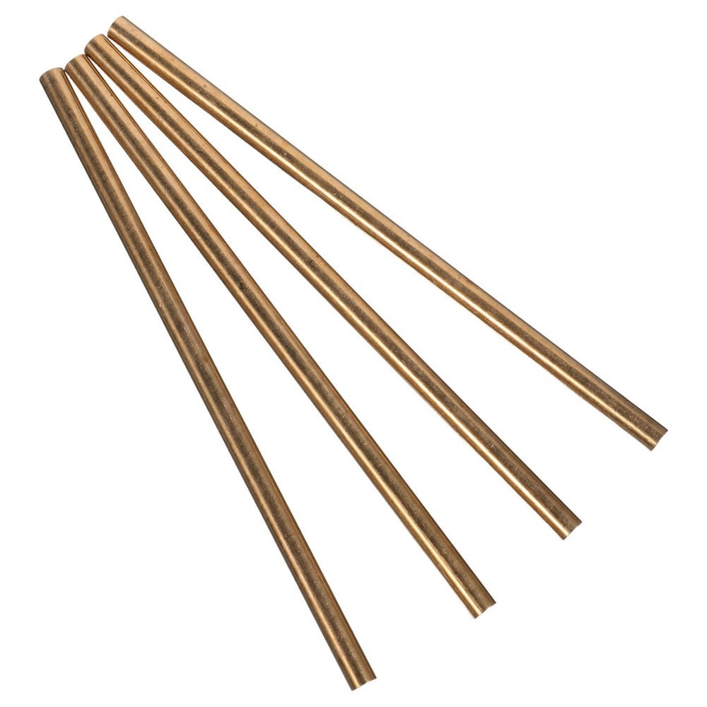 4 Pcs Handle Rivet Brass Round Rods Knife Making Solid Pins for Handles