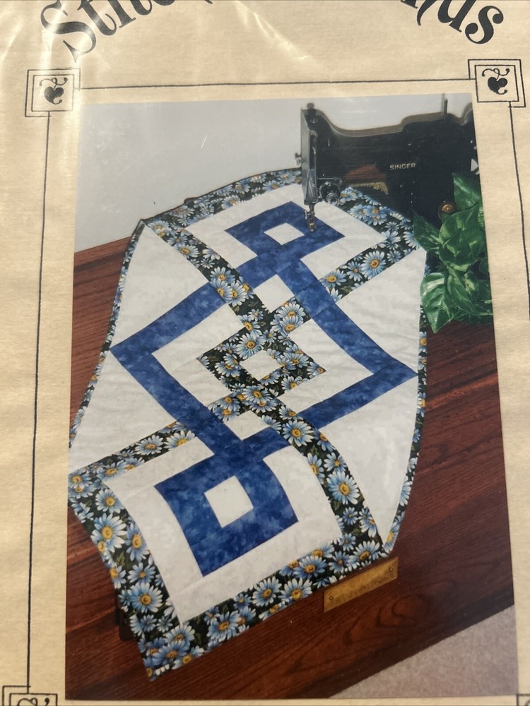 Simply Squares Table Runner Pattern #981 Stitchin Friends New