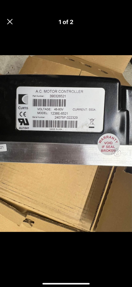 Curtis AC Motor Controller 1238E-7621