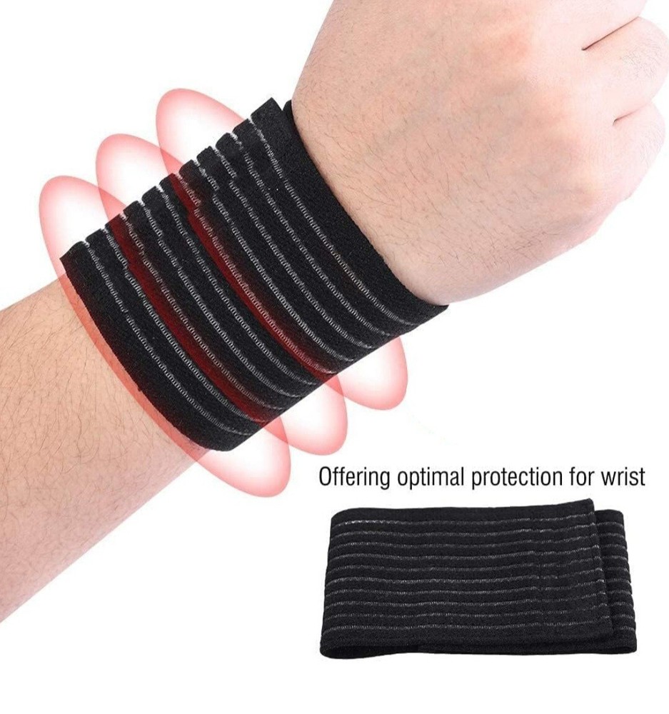 2 Pcs Wrist Wraps 15" X 3" Hook & Loop Closure