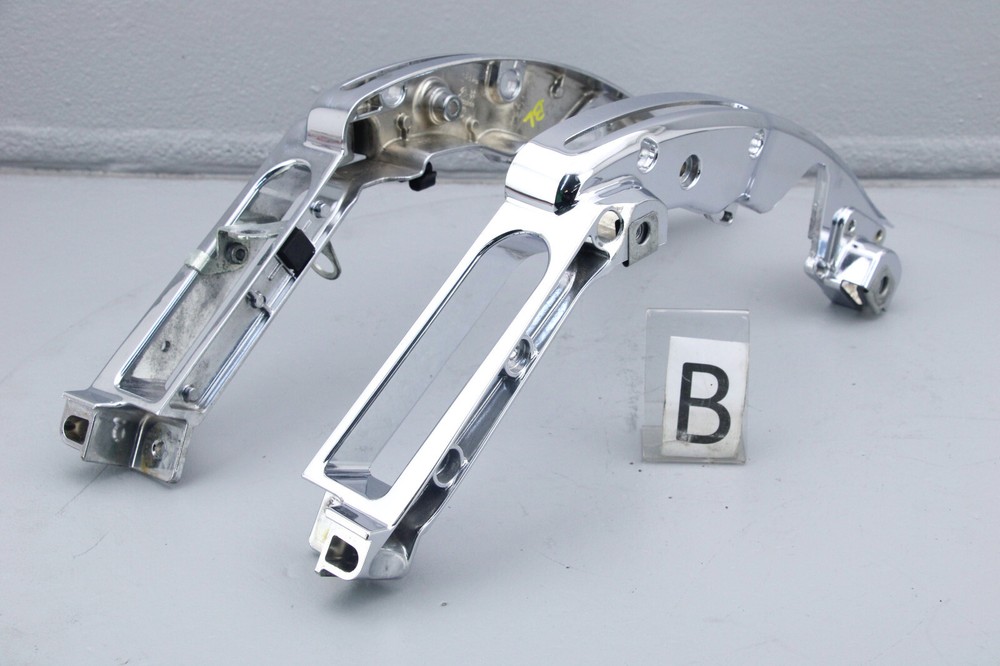 2018 Harley Road Glide - SADDLEBAG SUPPORT BRACKET - CHROME LEFT RIGHT