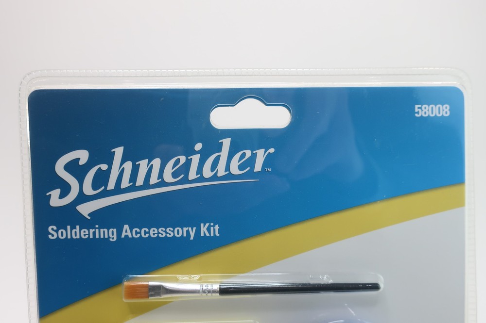 Schnider Soldering Accessory Kit #58008 : Paste/Thinner/Brush/Cleaner/Sponge