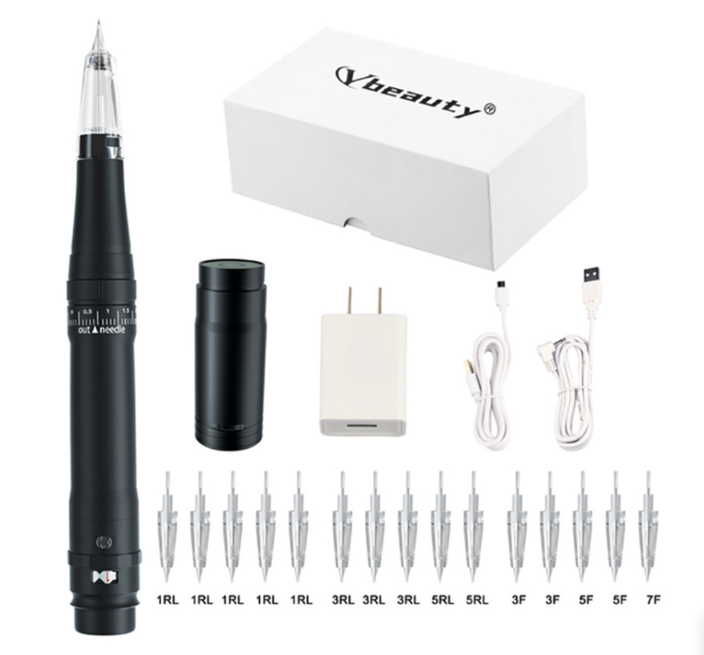 Permanent Makeup Tattoo Machine Eyebrow Lip Eyeliner Pen Microblading Tools