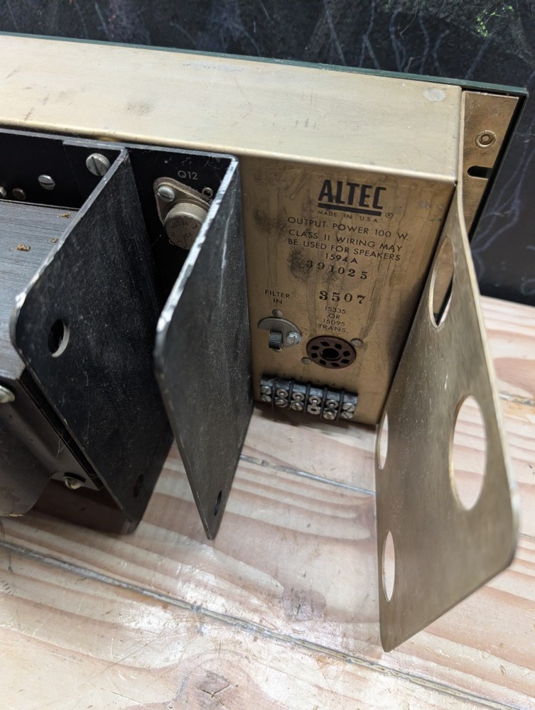 Altec Lansing 1594A Amplifier 100W Vintage Solid State Peerless Transformer