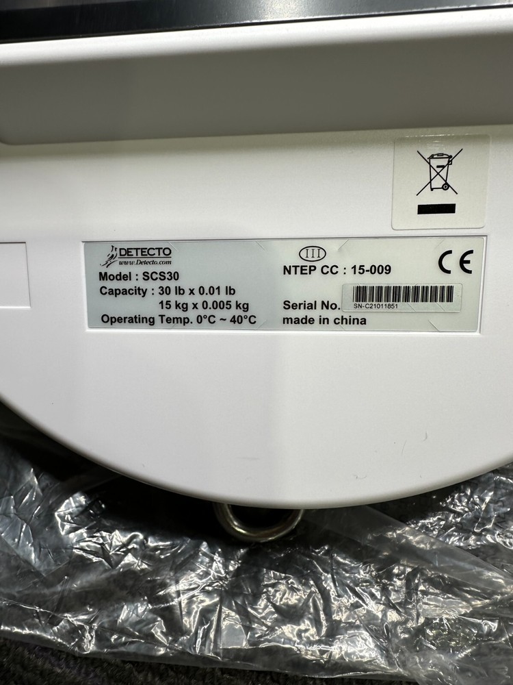 (3) Dectecto Scale SCS30 Solar Hanging Scale 30 Pound Max Capacity (SCALE ONLY)