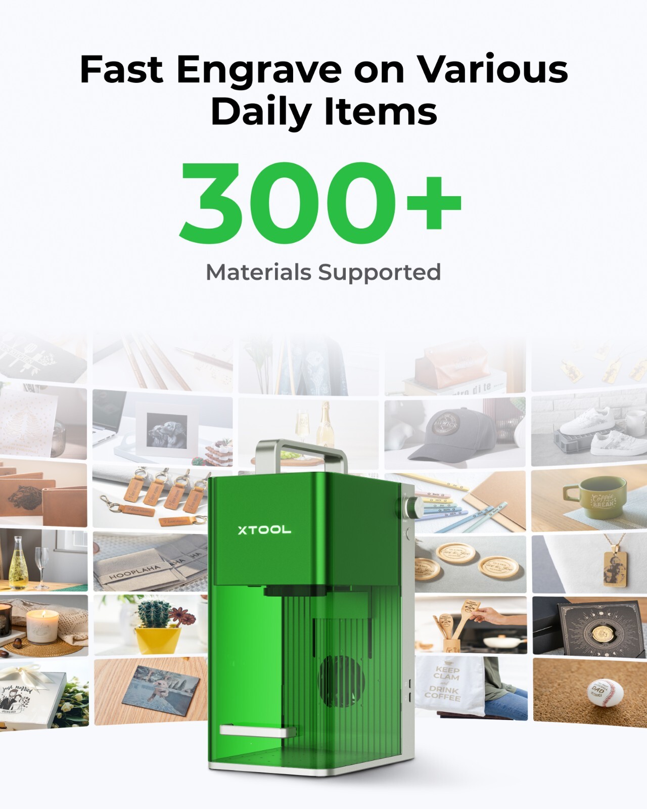 xTool F1 Lite Laser Engraver, 4000mm/s Speed Portable Engraving Machine