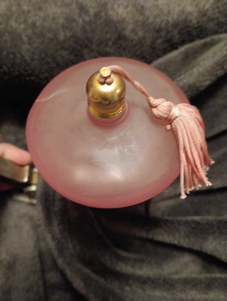 Art Glass Perfume Bottle With Stand