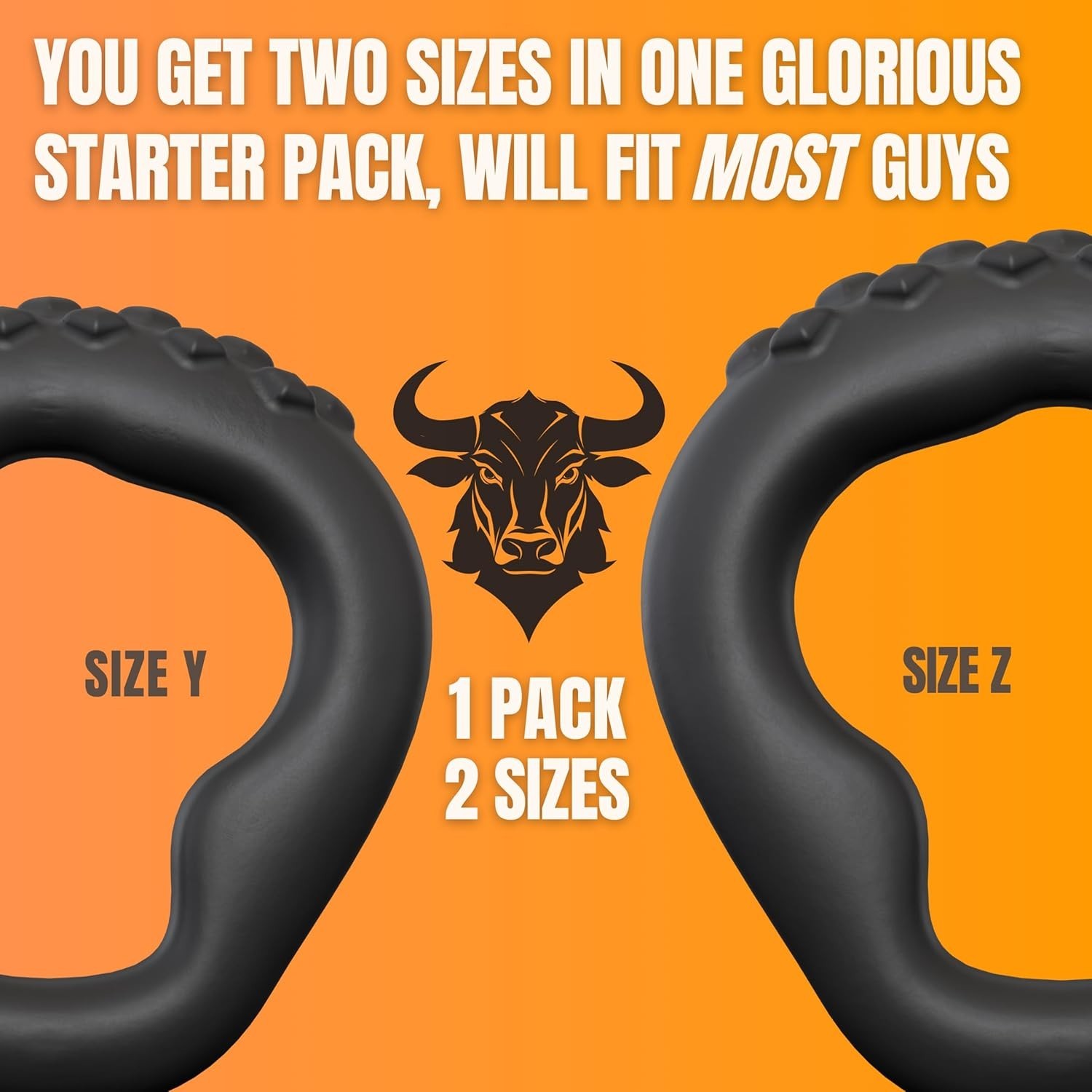 BULLRING GET MAX Size & Stamina Ring – 6 Pressure Point Design