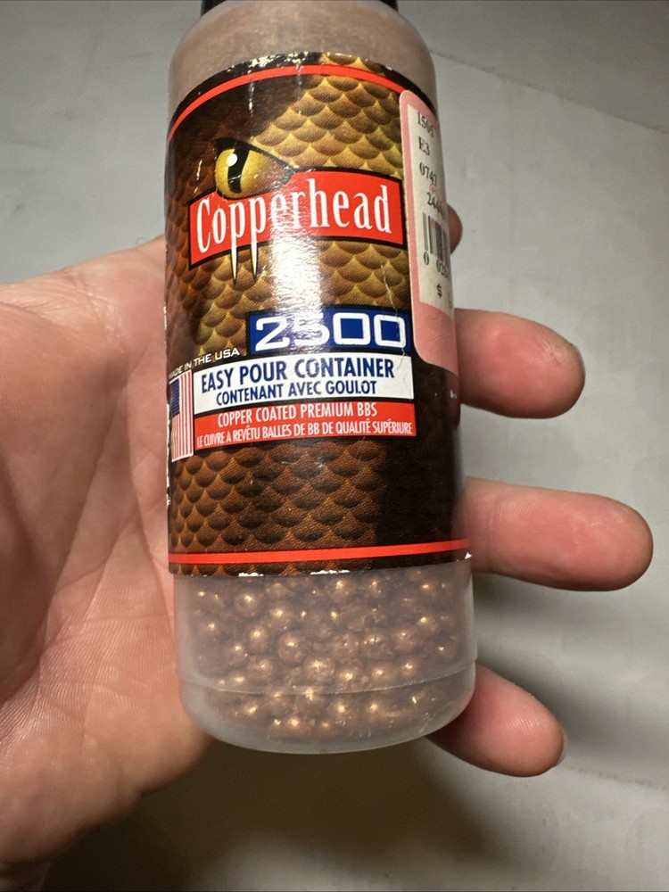 (#35). BBs - Premium Copperhead 2500 Count Copper Coated