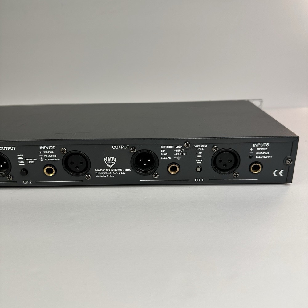 Nady CL-5000 Dual Channel Compressor/Limiter w Gate Rackmount Unit