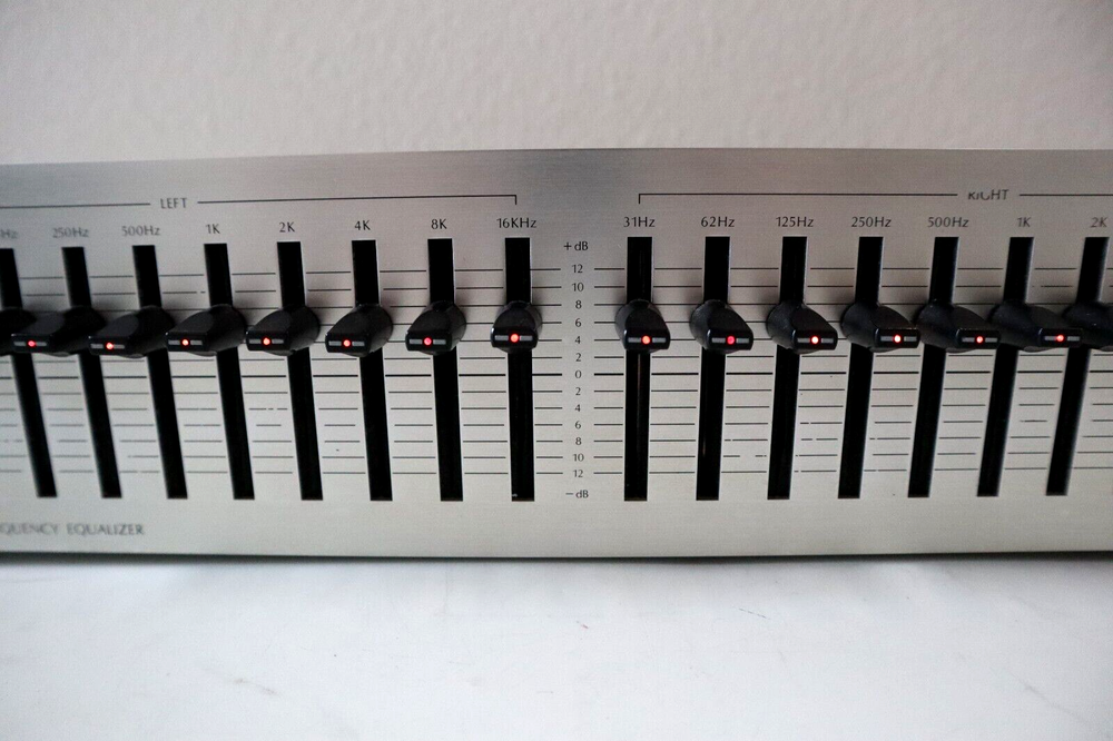 Vintage BSR EX-100 Stereo Frequency Equalizer - Tested Working