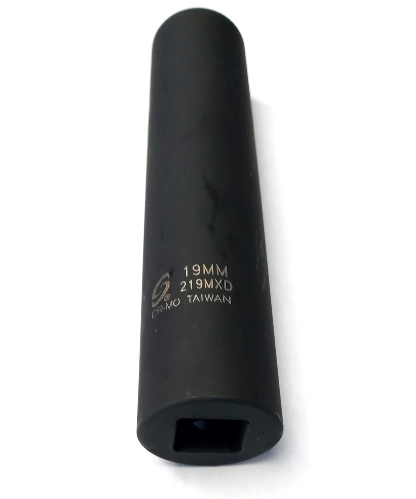 Sunex Tools 219MXD 1/2" Drive 19mm 6-Point Extra-Deep Impact Socket
