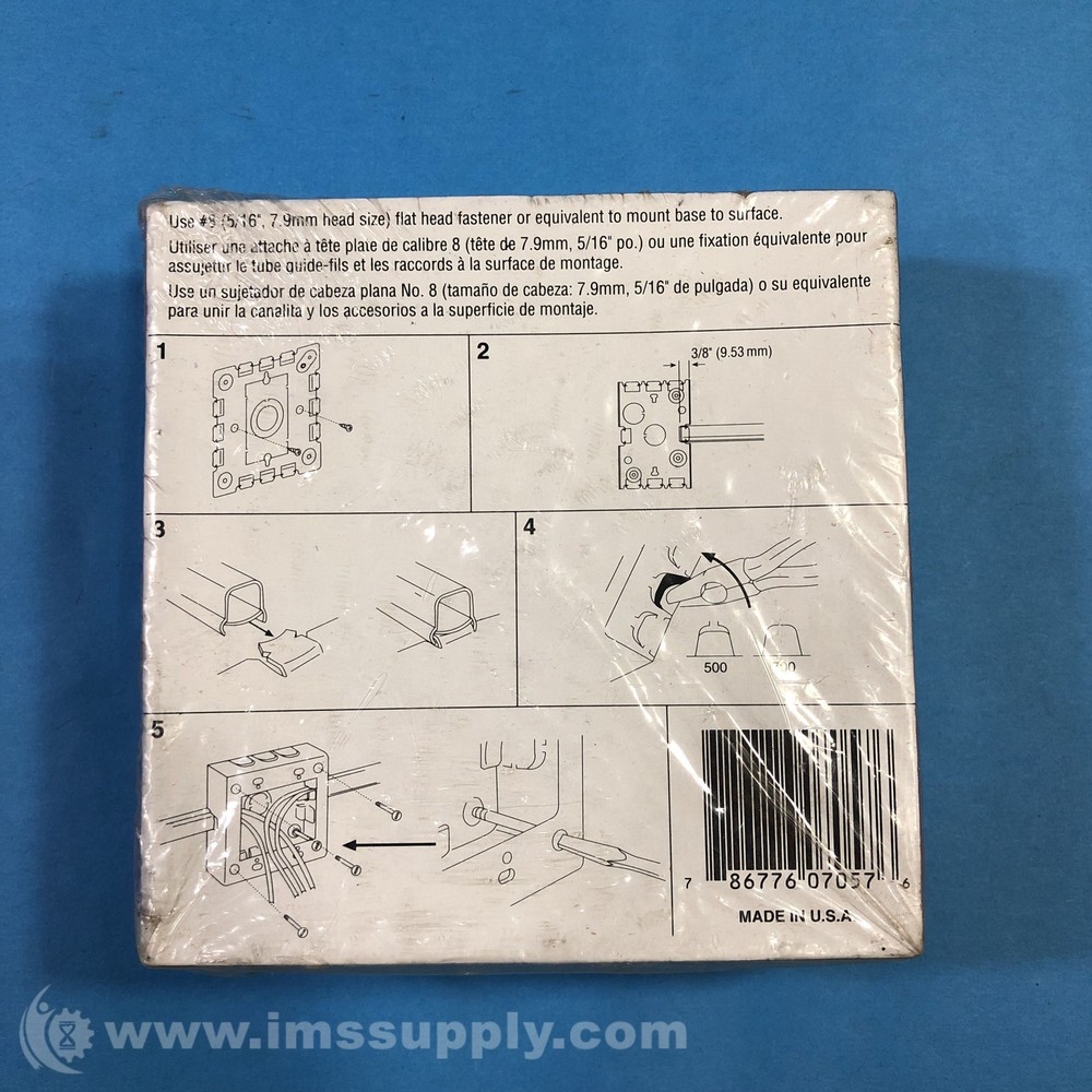 Wiremold V5748-2 2-Gang Switch & Receptacle Box FNFP