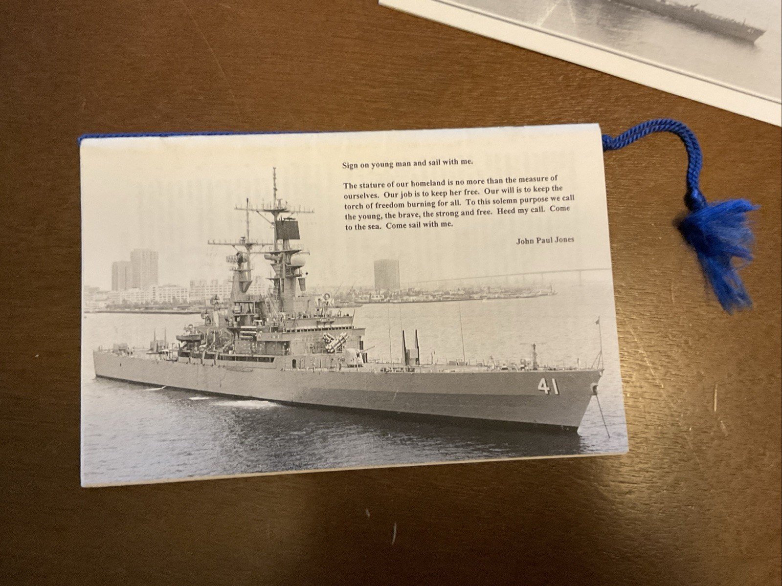 Welcome Aboard USS ARKANSAS & Change Of Command Handout Pamphlet Vintage