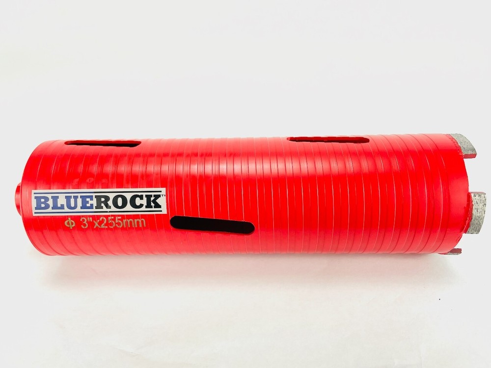 DRY Type 3" Diamond DRY Coring Bit - Concrete Core Drill by BLUEROCK ® Tools