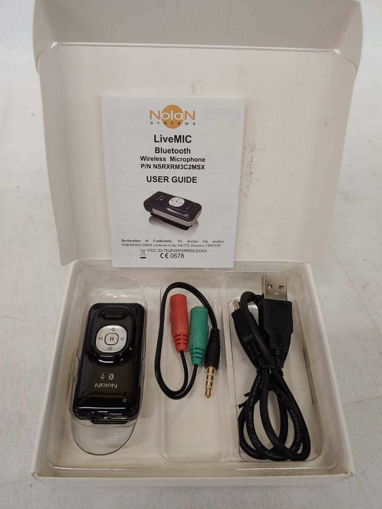 Used Nolan Systems Bluetooth Wireless Live Microphone