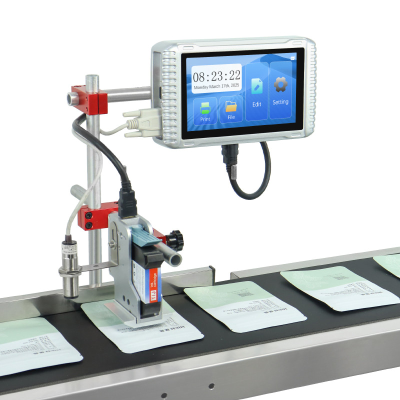 Automatic online thermal inkjet printer without conveyor printing batch number