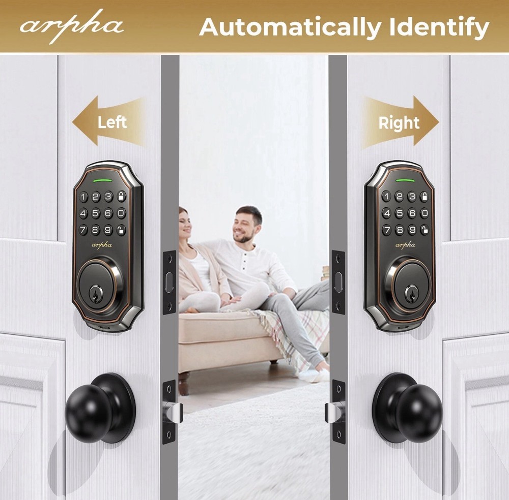 ARPHA Keyless Entry Smart Door Lock Auto Lock Keypad Deadbolt Digital Password