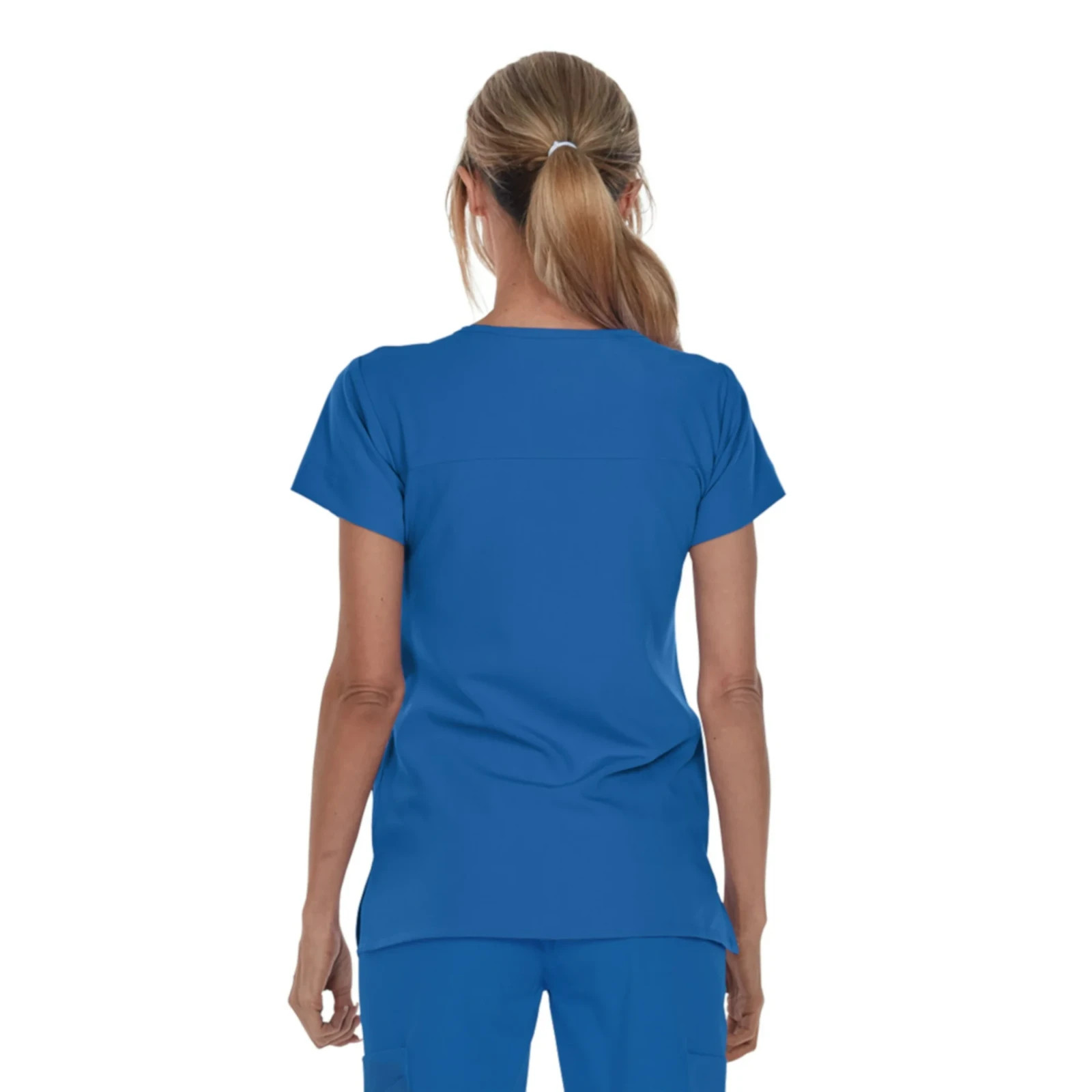 GREYS ANANTOMY SIGNATURE WOMEN SCRUB TOP IN ROYAL BLUE IN ALL SIZES # 2121 NWT