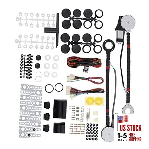 New Universal Electric Power Window Lift Regulator Conversion Kit with