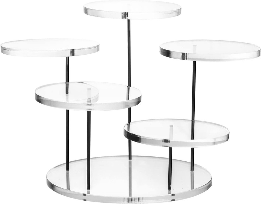 Clear Acrylic Tiered Display Riser Stand
