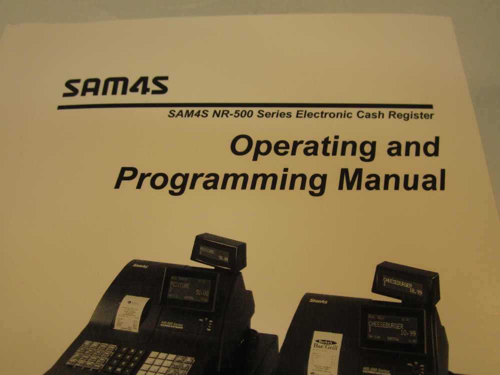 Programming Book for Sam4s Cash RegisterS