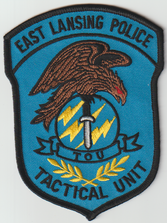 East Lansing TOU non shoulder patch shape patch