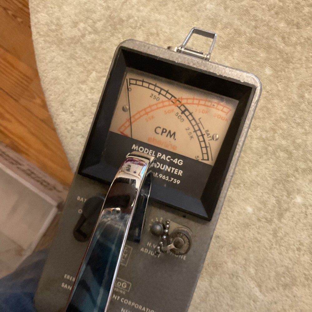 Eberline Radiation Detector PAC-4G Untested As Is