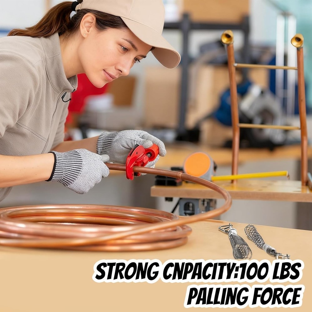 2 Pcs Wire Pulling Grip Mesh - Grip Sock Wire Puller Cables Electrical Tool Cabl