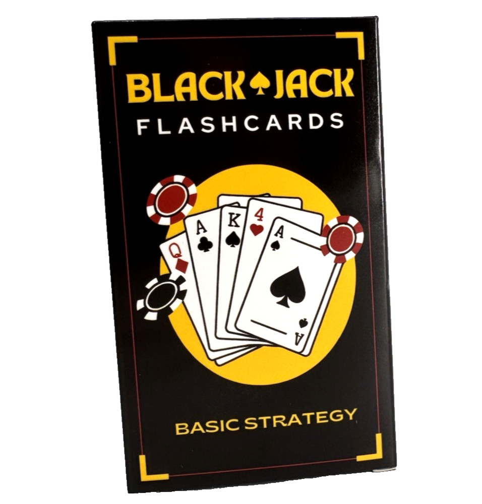 Blackjack Basic Strategy Flashcards – Beginner Casino Game Learning Cards NEW
