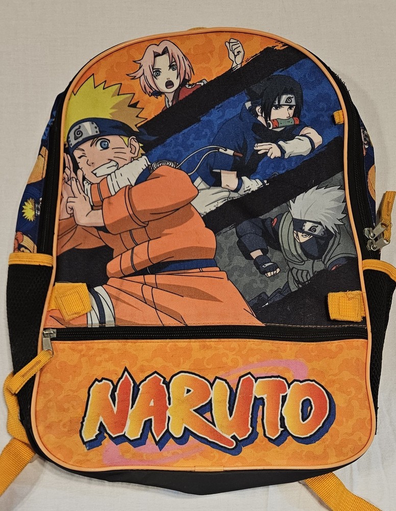 Naruto Bioworld Backpack Orange Blue
