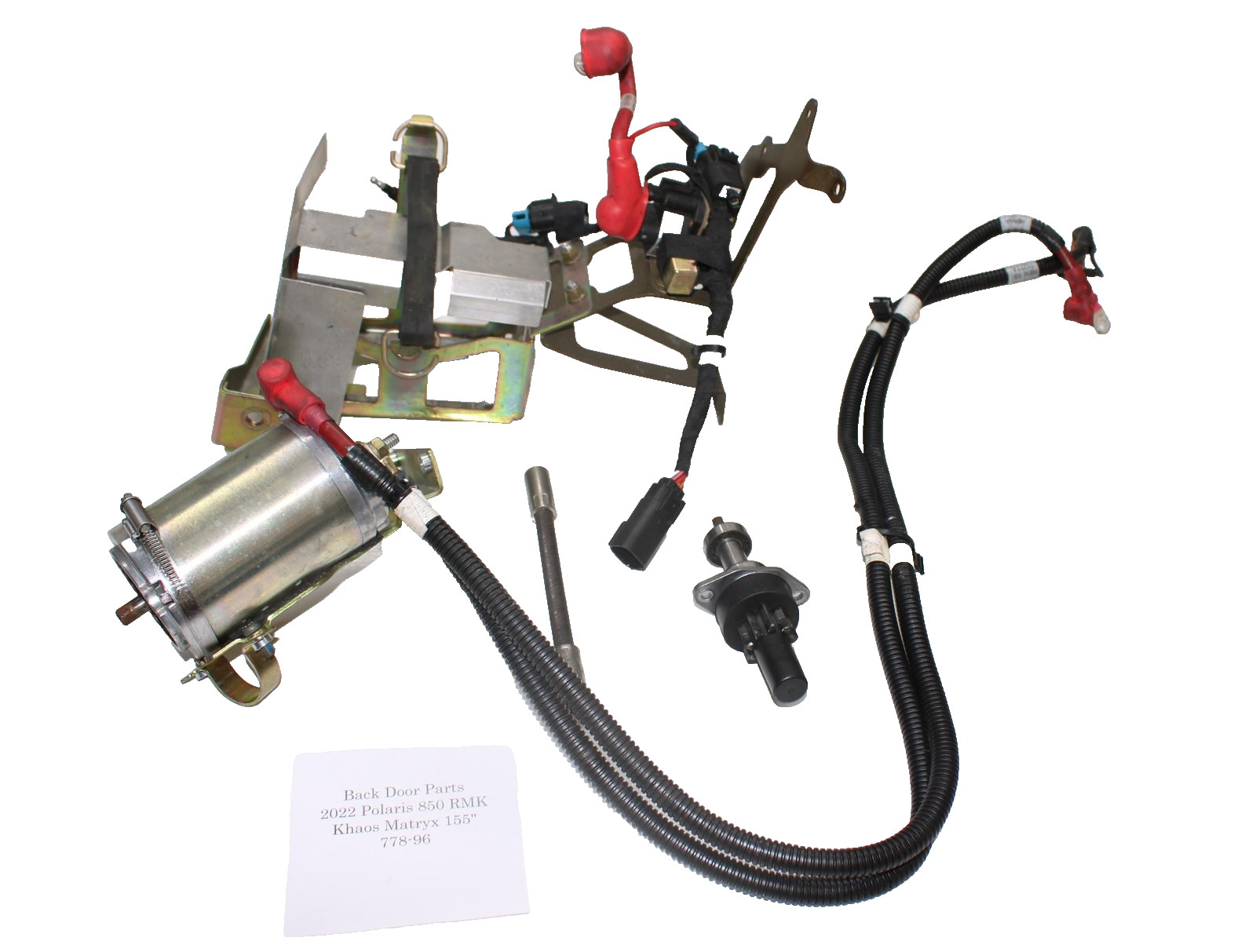 2022 Polaris 850 Rmk Khaos Matryx 155" Electric Start Kit Only 171 Miles