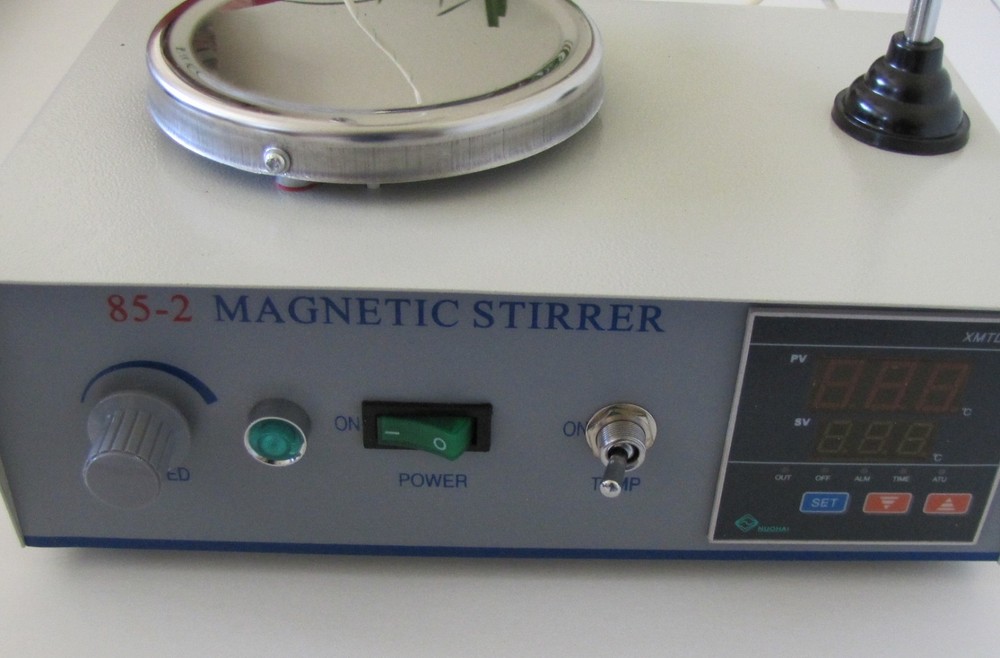 Lab hotplate magnetic stirrer adjustable temperature variable speed stir bar New