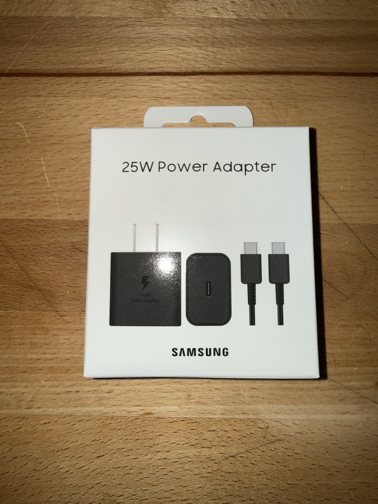 Original Samsung Galaxy Z Fold6 25W Super Fast Wall Charger & Type C Cable