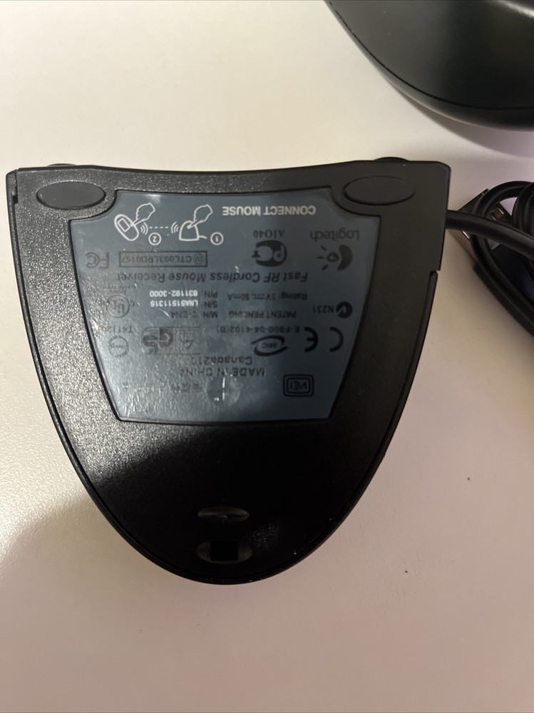 Logitech Fast RF Wireless Mouse - Black 831276-0000