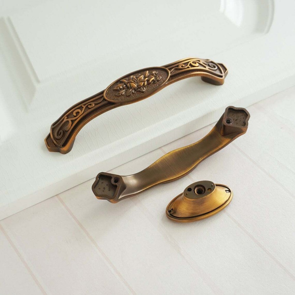 3.78" 5" Black Crystal Dresser Knobs Drawer Handle Pulls Cupboard Cabinet Handle