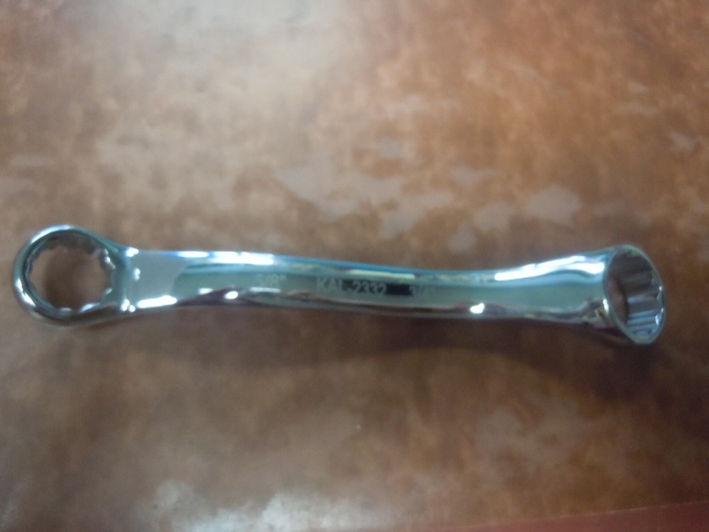 KAL TOOLS 5/8" x 3/4" OFFSET BOX END WRENCH, #2332