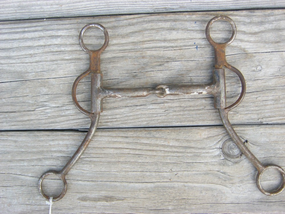 Shanked Snaffle Mouth Curb Bit Transition Training 28204