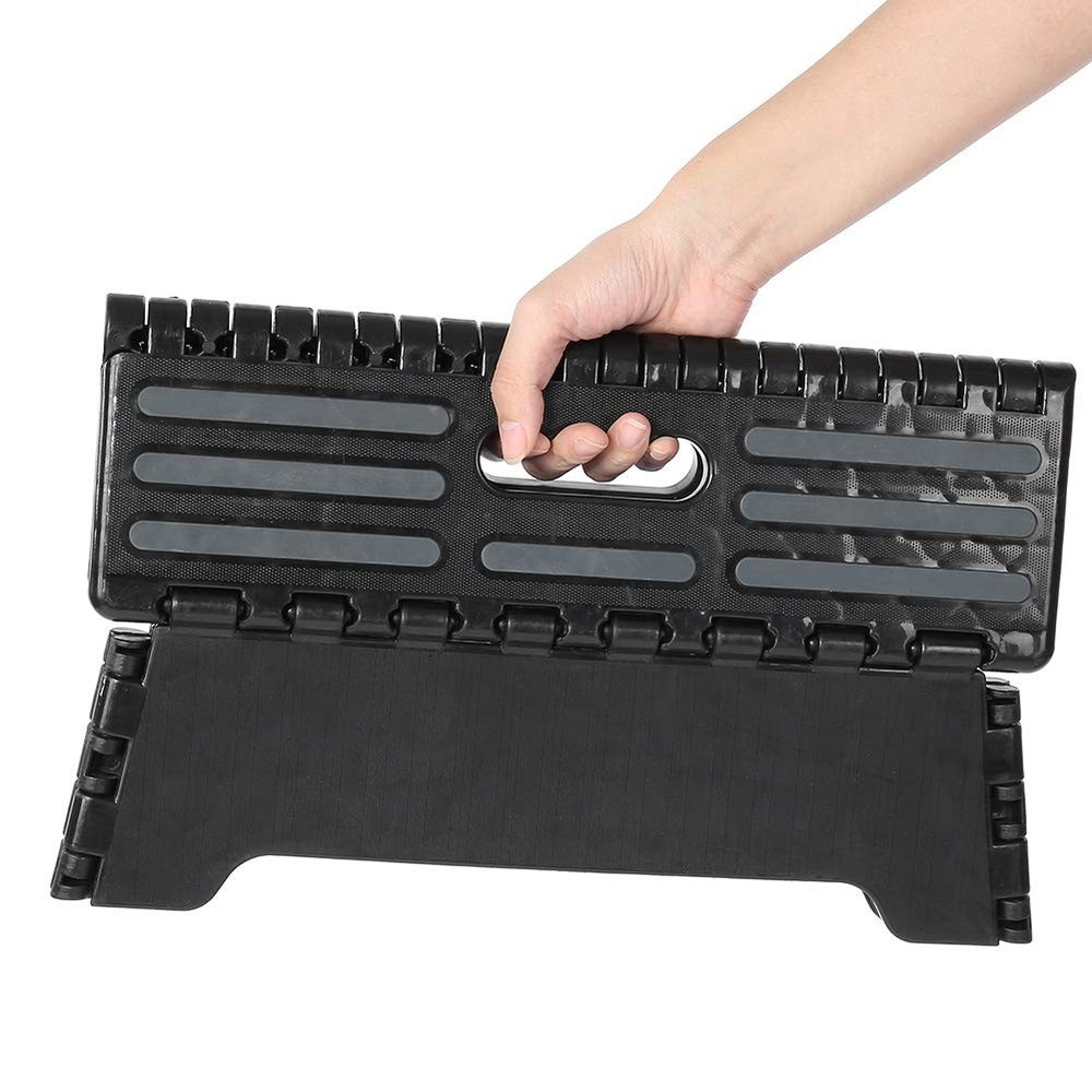 15" Folding Step Stool 330lb Capacity Anti-Slip One-Step Foldable Stool for A...