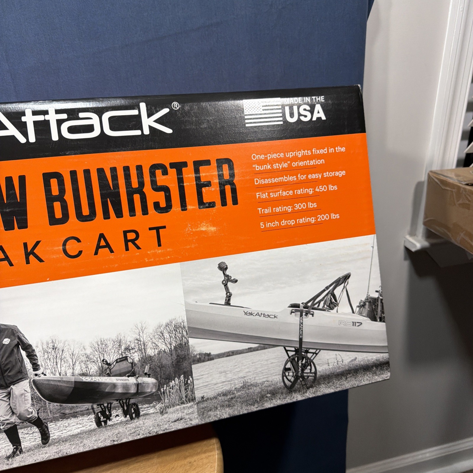 YakAttack TNS-1002 TowNStow Bunkster Kayak Cart