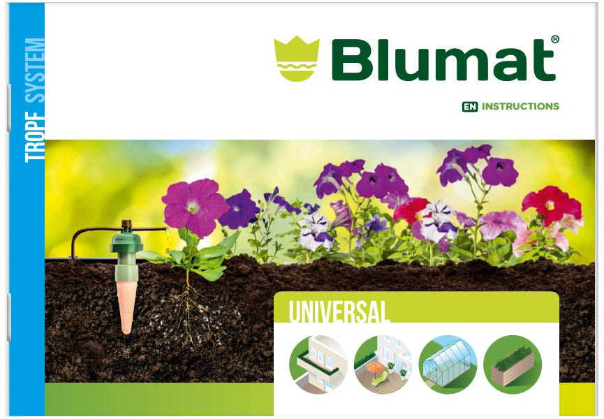 Blumat Medium Watering Kit (12 Pack) - Automatic Self-Drip Irrigation System