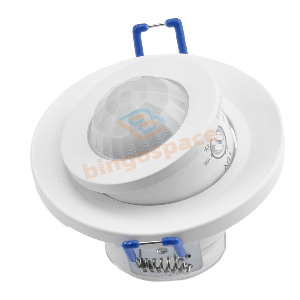 AC220-240V PIR Motion Sensor Detection Embedded Rotary Sensor 360° Motion Sensor