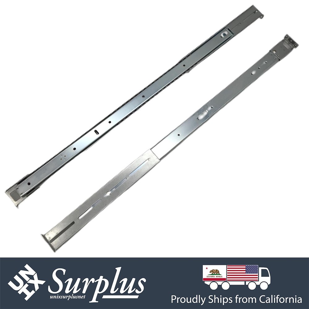 Supermicro rack rail set 4 post for CSE-512 CSE-513 CSE-512L half depth server
